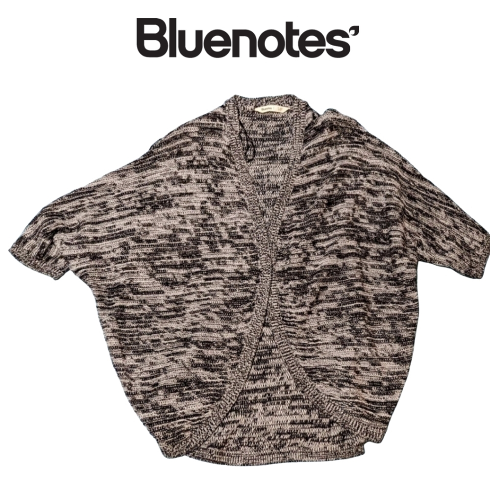 Bluenotes NWOT, size small, black & grey cardigan